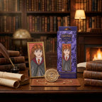 Kit de punto de cruz Marcapáginas Hermione DMC Harry Potter con bordado terminado