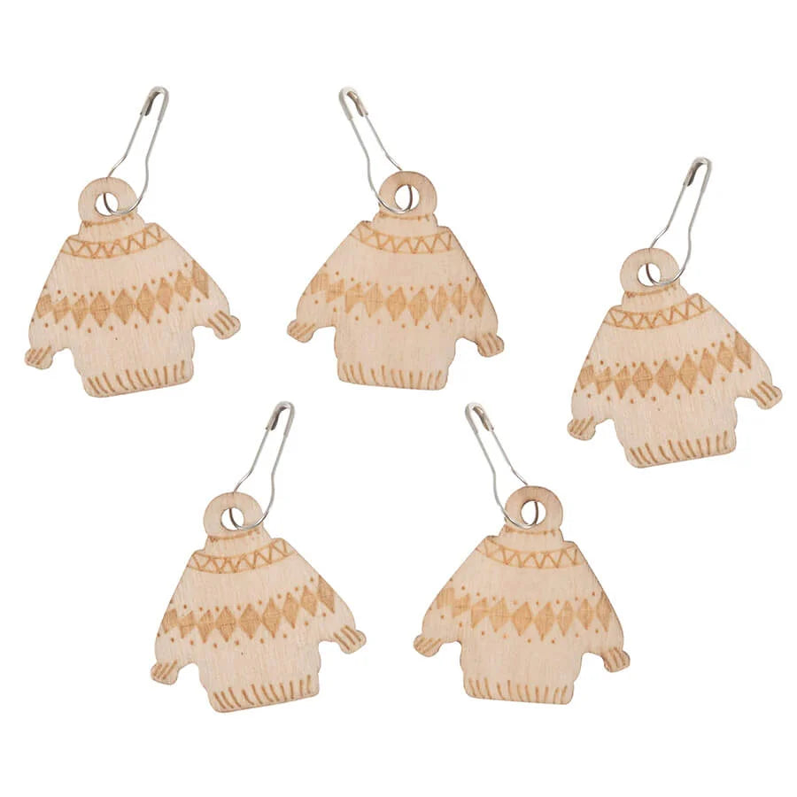 MARCADORES DE MADERA PARA TEJER