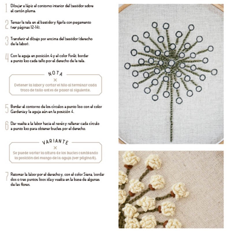 PUNCH NEEDLE - BORDADO EN RELIVE