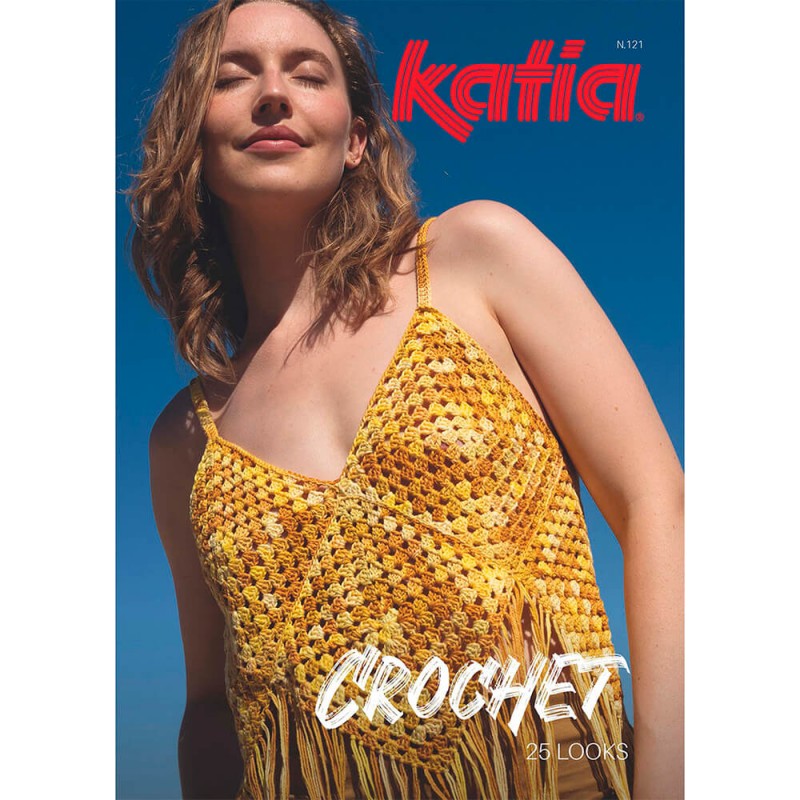 Portada revista crochet 121 de katia