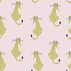 TELA POPELIN - WILD LEOPARDS