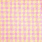 TELA DE CUADROS VICHY GIGHAM EN ROSA Y AMARILLO - DISEÑA OBRAS DE COSTURA CON UNA TELA EN TENDENCIA