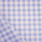 Tela de cuadros vichi amarillos y rosas - gigham de katia en su color lila y rosa perfecta para tus proyectos de primavera y verano 