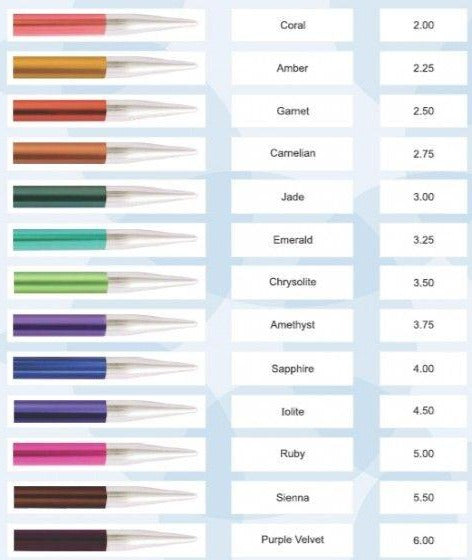 COLORES AGUJAS CIRCULARES 80cm KNITPRO