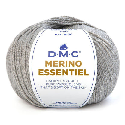 Ovillo  50% lana merino 50% acrilico de la marca DMC. El modelo es Merino Essentiel en el color 872