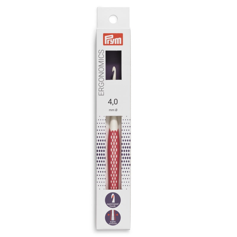 GANCHILLO ERGONÓMICO para crochetPRYM 4 mm