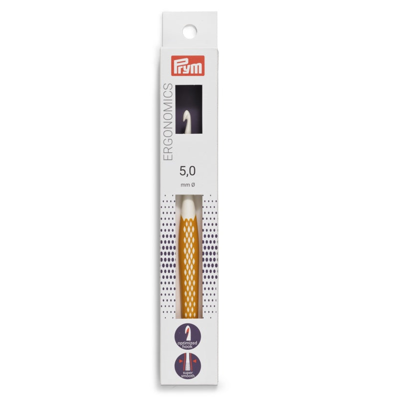 GANCHILLO ERGONÓMICO PRYM 5mm para hacer punto