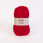 Ovillo de lana 100% acrílico de la marca Katia. El modelo es Alaska en el color 004
