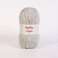 Ovillo de lana 100% acrílico de la marca Katia. El modelo es Alaska en el color 009