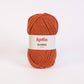 Ovillo de lana 100% acrílico de la marca Katia. El modelo es Alaska en el color 028