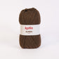 Ovillo de lana 100% acrílico de la marca Katia. El modelo es Alaska en el color 030