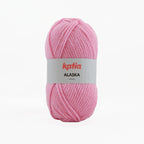 Ovillo de lana 100% acrílico de la marca Katia. El modelo es Alaska en el color 044