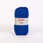 Ovillo de lana 100% acrílico de la marca Katia. El modelo es Fama en el color 163