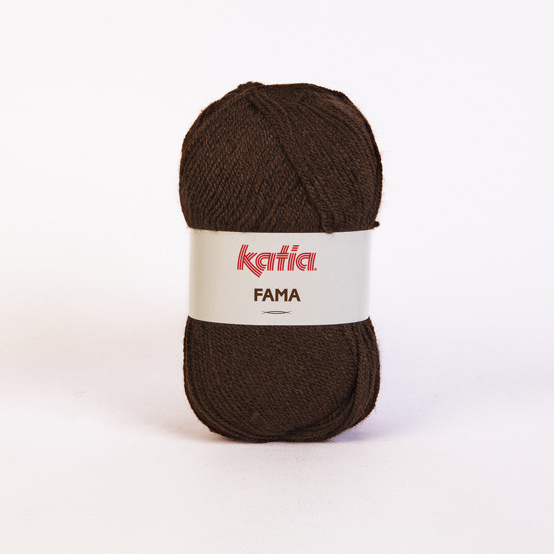Ovillo de lana 100% acrílico de la marca Katia. El modelo es Fama en el color 583