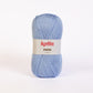 Ovillo de lana 100% acrílico de la marca Katia. El modelo es Fama en el color 609