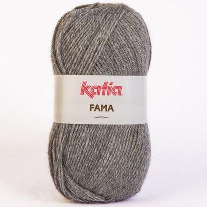 Ovillo de lana 100% acrílico de la marca Katia. El modelo es Fama en el color 621