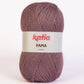 Ovillo de lana 100% acrílico de la marca Katia. El modelo es Fama en el color 845