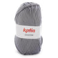 Ovillo de algodón 100% acrílico de la marca Katia. El modelo es Saigon en el color 031