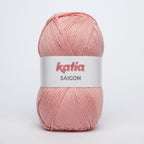 Ovillo de algodón 100% acrílico de la marca Katia. El modelo es Saigon en el color 035
