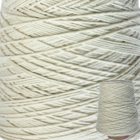 Cono de algodón 100% de la marca Hilaturas LM en el color 0100