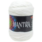 Ovillo de trapillo 60% Poliamidade, 40% la marca Mondial. El modelo es Mantra en el color 582