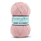 Ovillo de 60% lana  40% acrílico de la marca Valeria di Roma. El modelo es Baby&Family en el color 057