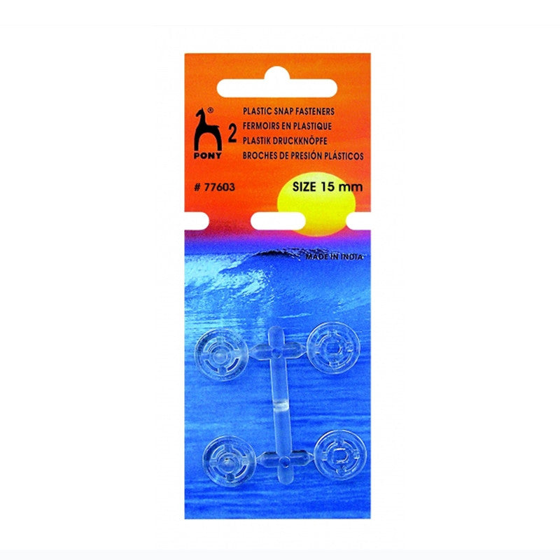 Corchetes de plastico pony