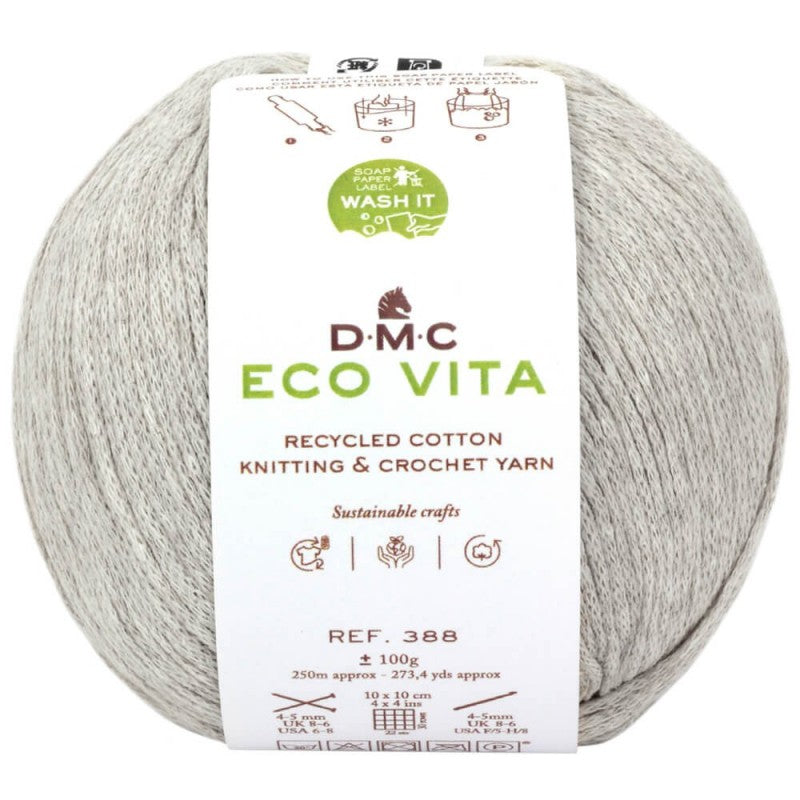 ECO VITA DMC COLOR 103
DISFRUTA TEJIENDO CON UN ALGODON RECICLADO 