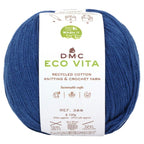 ECO VITA 107 EL COLOR AZULON DE NUESTRO ALGODON RECICLADO DE DMC